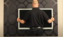 Accrocher simplement un meuble de cuisine